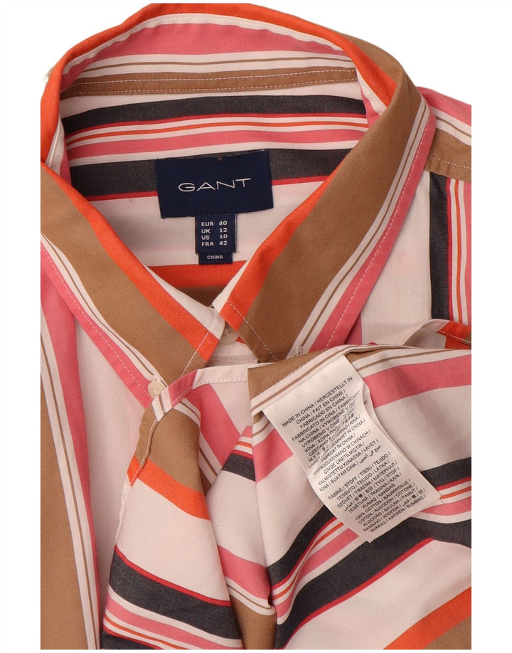 Gant Camisa extragrande para mujer UK 40 Mediana Algodón a rayas multicolor