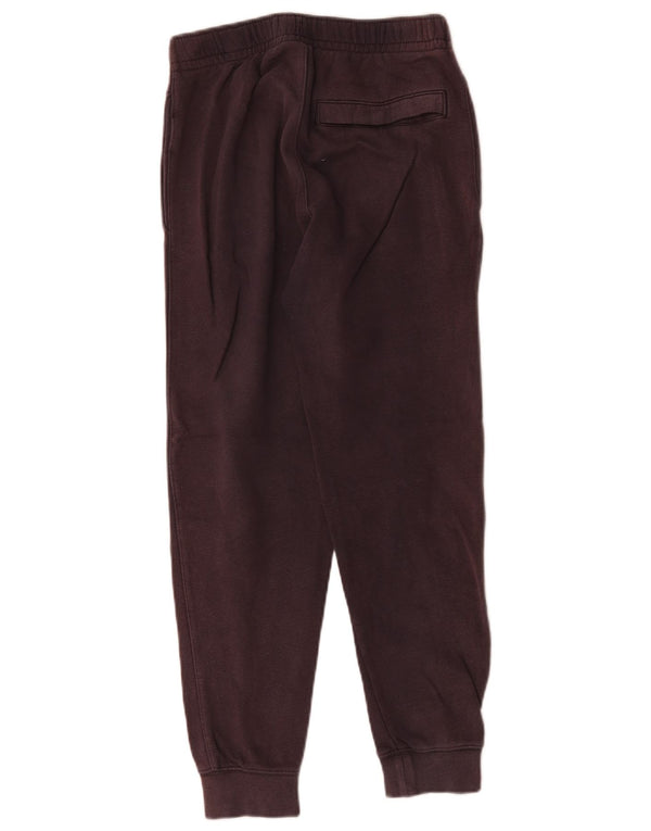 Nike Mujer Chándal Pantalones Joggers UK 10 Small Granate Algodón Deportes