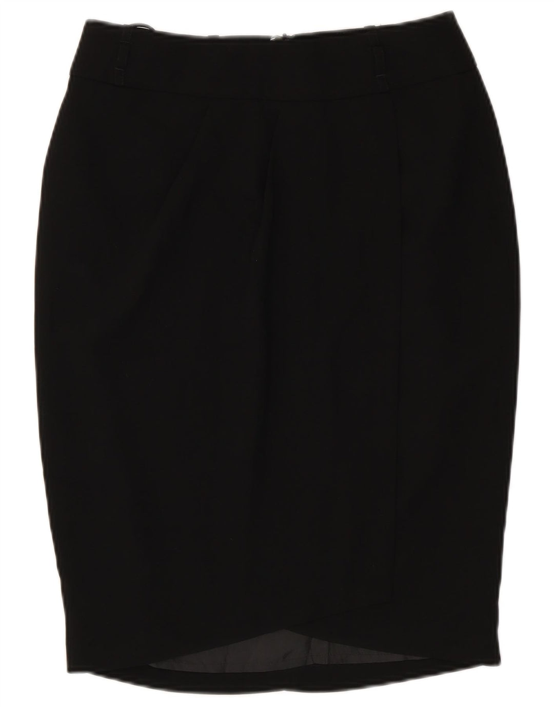 Marks & Spencer Falda lápiz para mujer UK 12 Medium W30 Poliéster negro