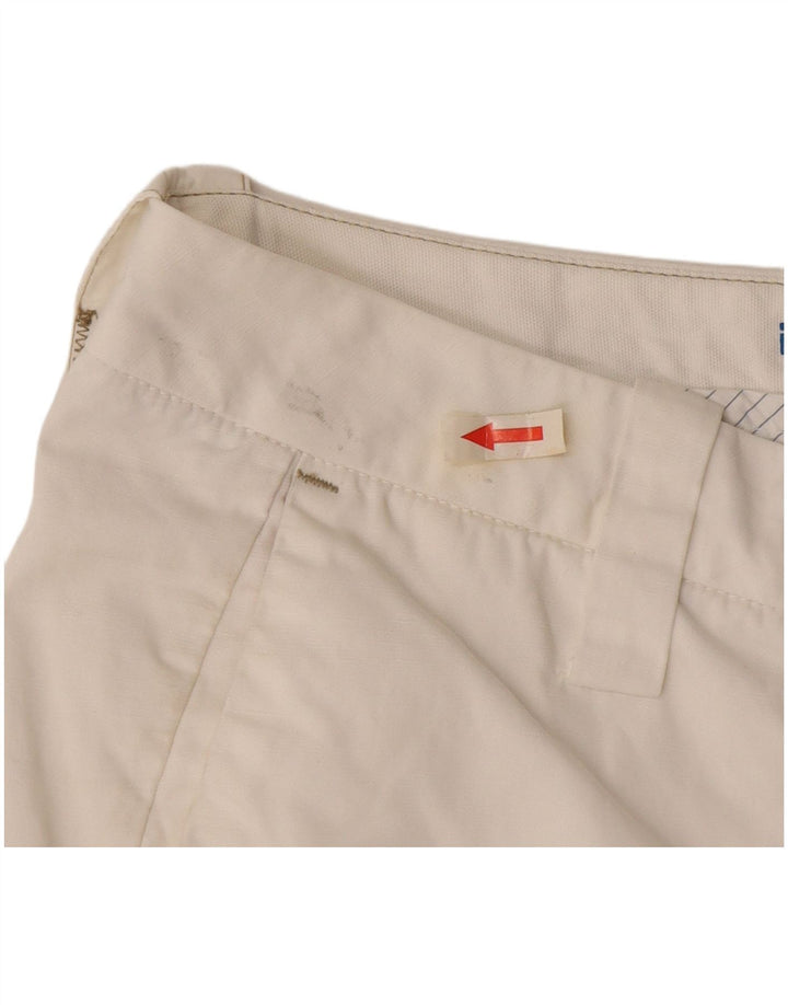Murphy & Nye Pantalones cortos chinos Sailmakers para mujer W30 Algodón blanco mediano