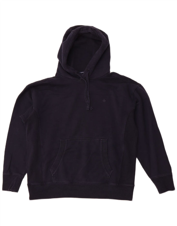 GANT Jersey con capucha Relaxed Fit para hombre XL Azul marino Algodón