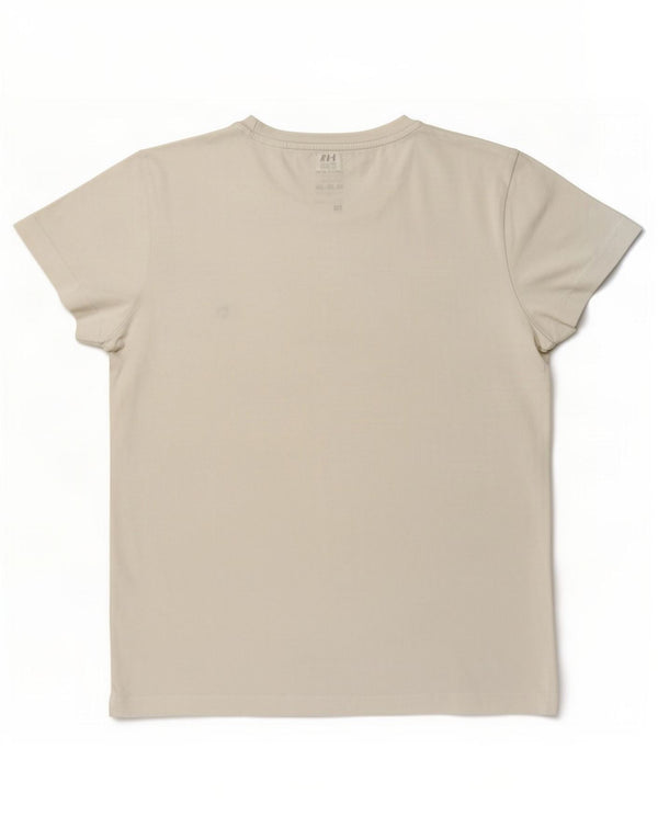 Tommy Hilfiger Camiseta para mujer Top UK 14 Medium White Cotton