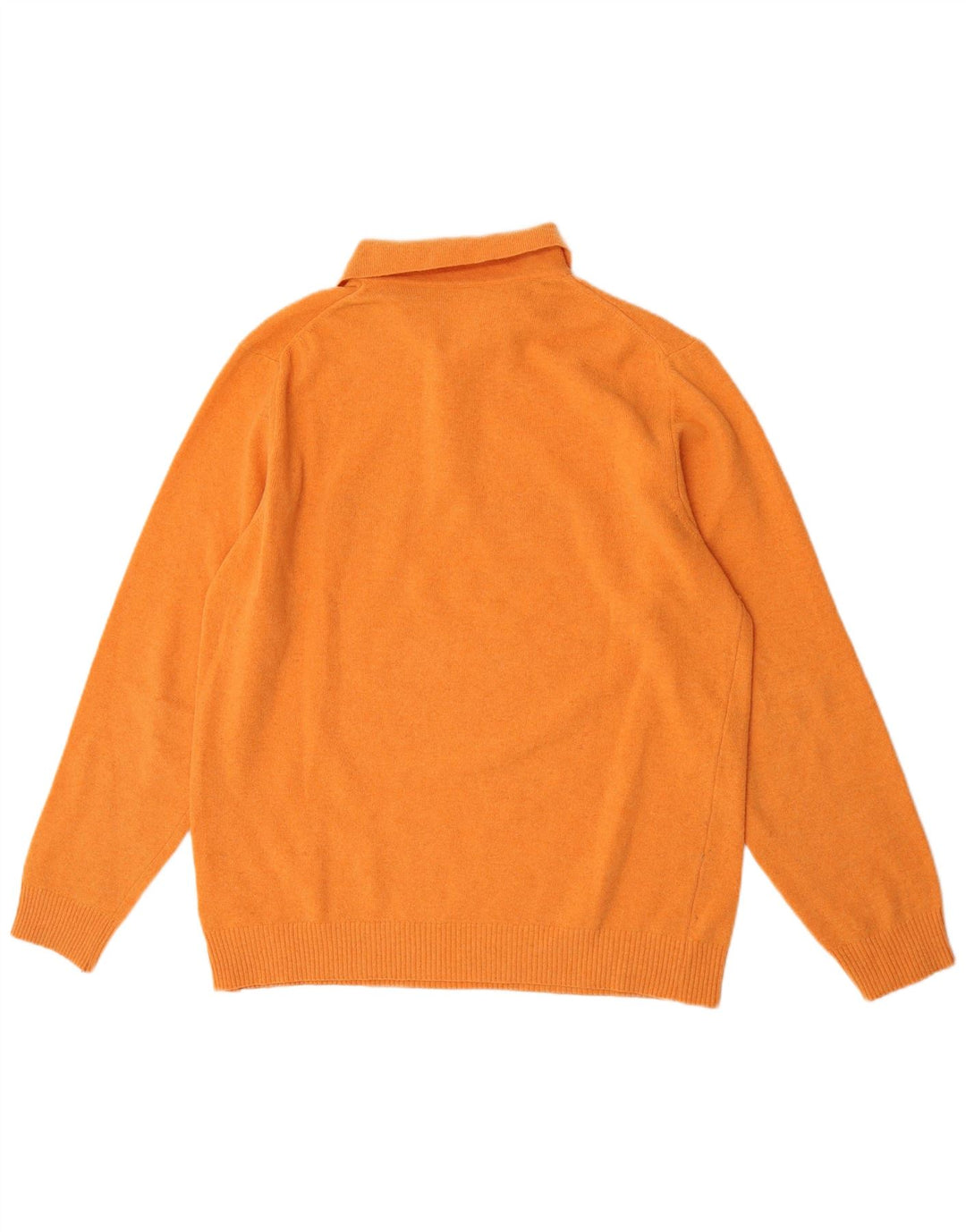 Sergio Tacchini Jersey Hombre Polo Cuello Jersey XL Lana Naranja