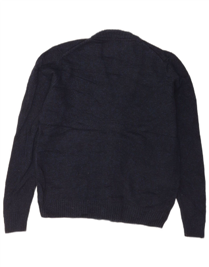 Marks & Spencer - Cárdigan para hombre, talla pequeña, azul marino
