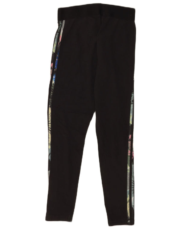 Adidas Womens Leggings UK 12-14 Medium  Black