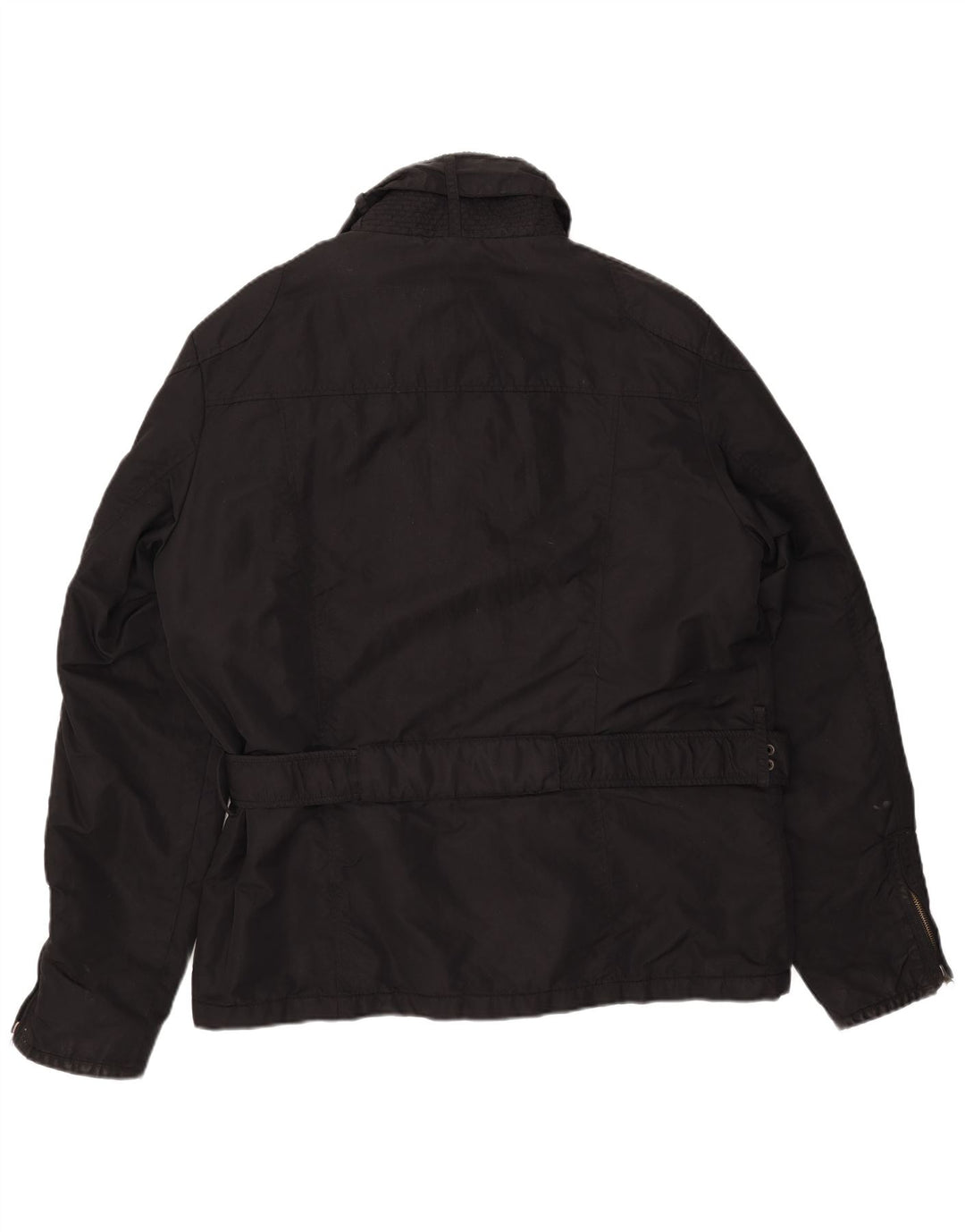 Scotch & Soda Chaqueta utilitaria para hombre UK 42 XL Nylon negro