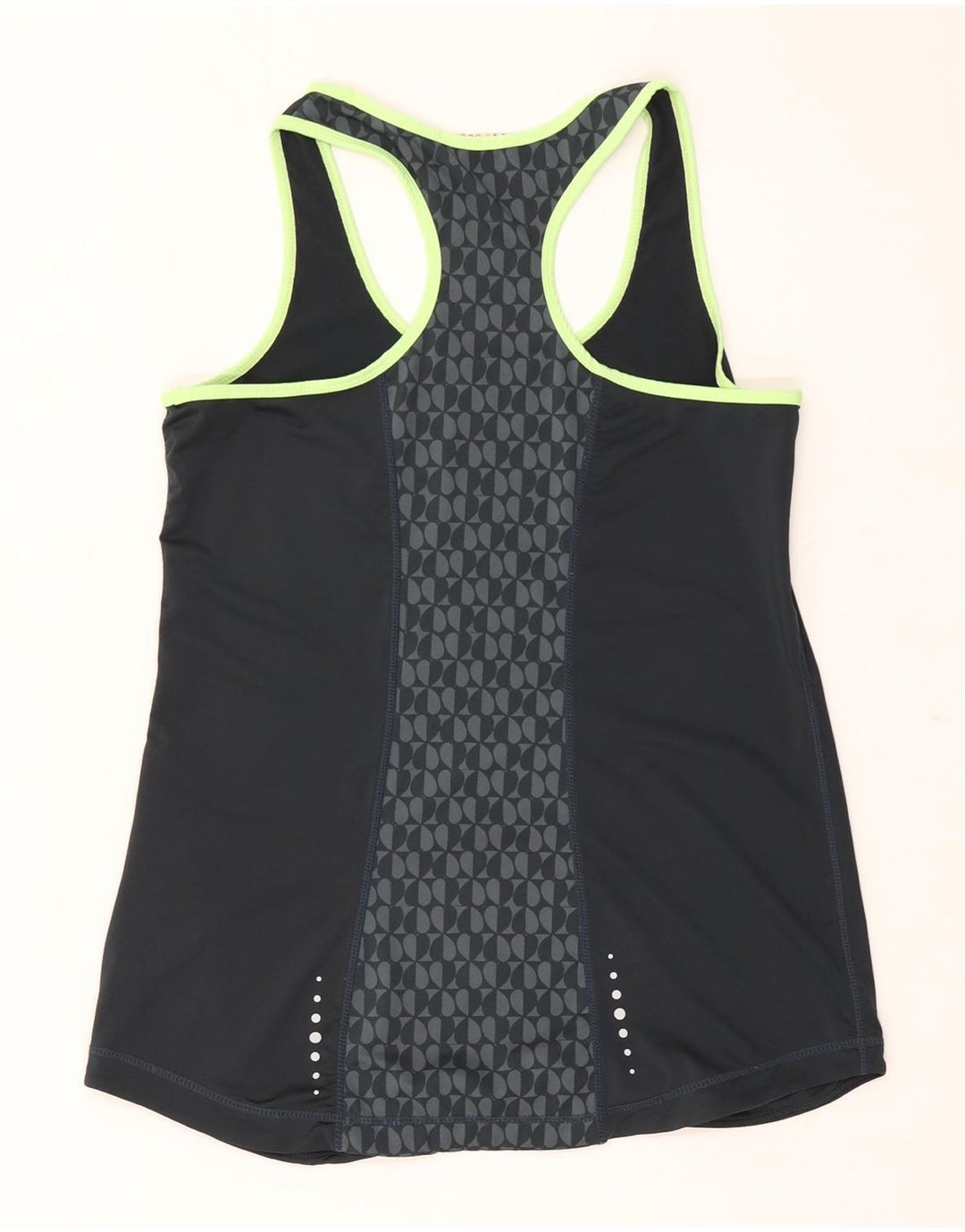 Top sin mangas gráfico para mujer Elle Sport UK 40 Poliéster geométrico gris medio