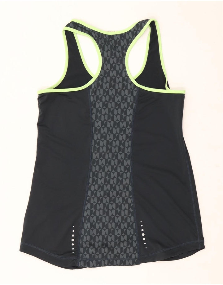 Top sin mangas gráfico para mujer Elle Sport UK 40 Poliéster geométrico gris medio