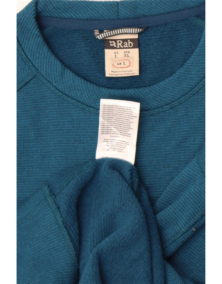 Rab - Sudadera tipo jersey para hombre, color azul, poliéster