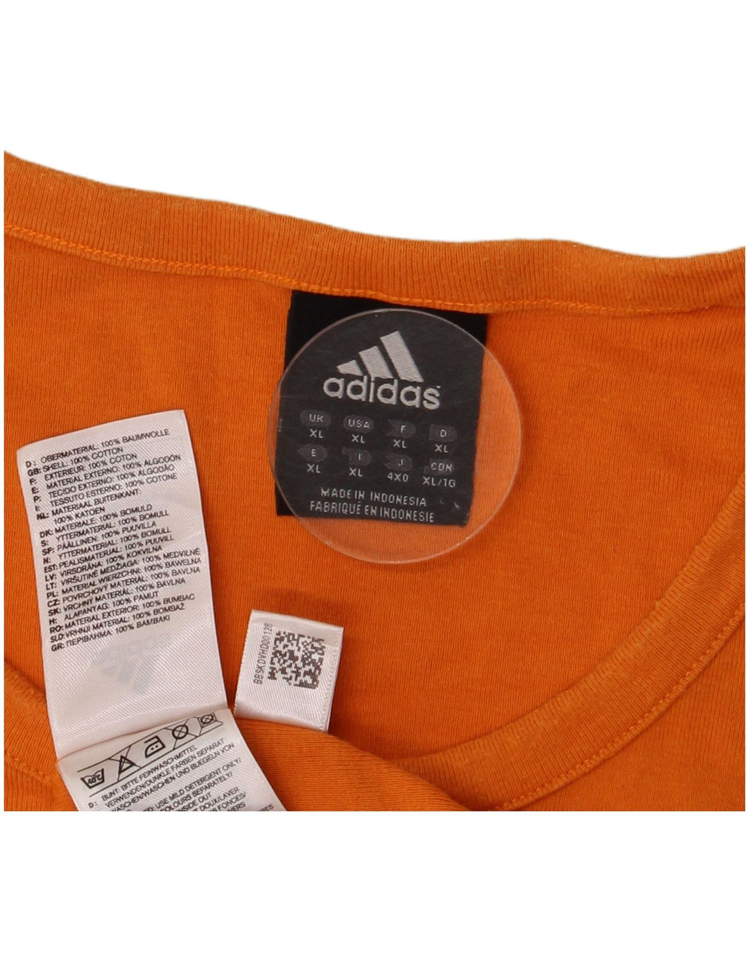 Adidas Hombre Graphic Vest Top XL Naranja Algodón