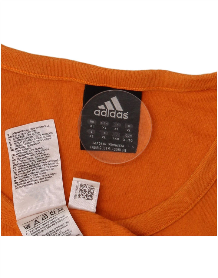 Adidas Hombre Graphic Vest Top XL Naranja Algodón