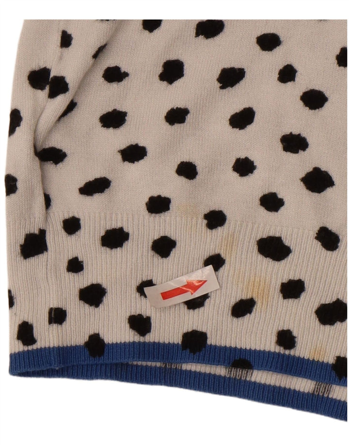 Marks & Spencer - Cárdigan para mujer, talla 10, viscosa con lunares blancos pequeños