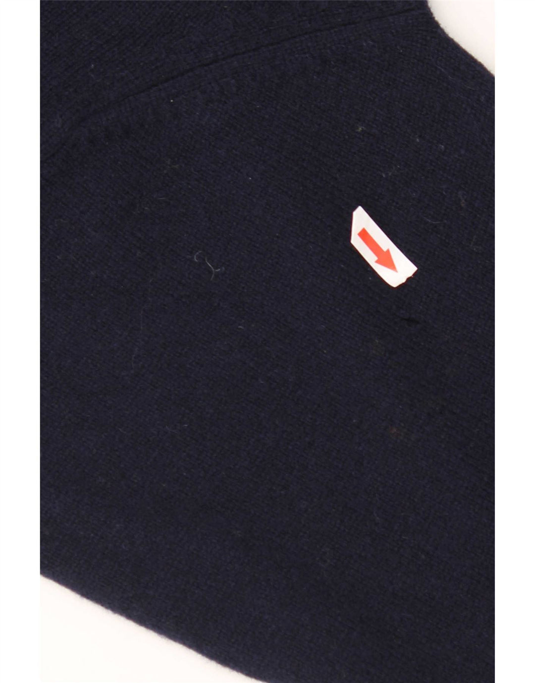 Musto Jersey De Cuello Con Cremallera Para Hombre Grande De Lana De Cordero Azul Marino