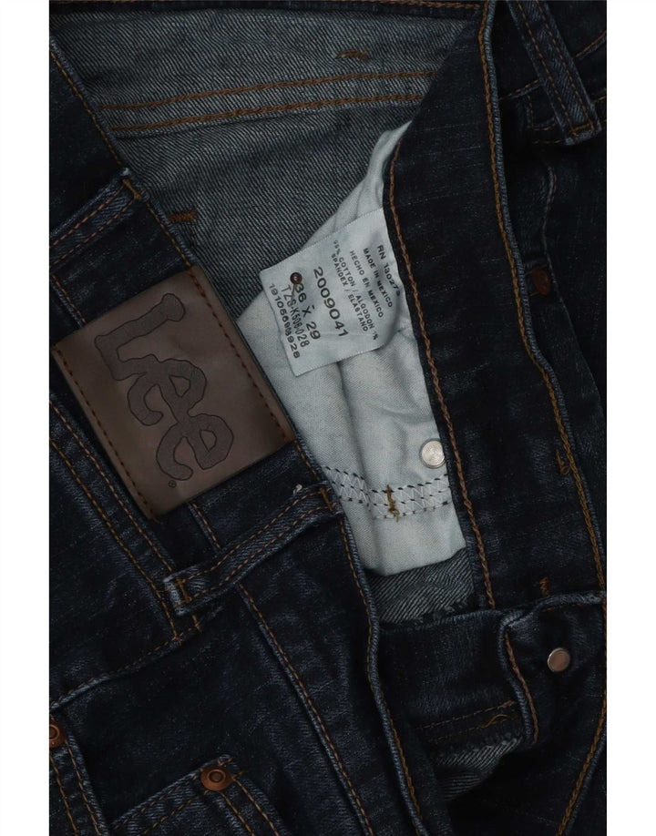 Vaqueros rectos para hombre Lee W36 L29 Algodón azul marino