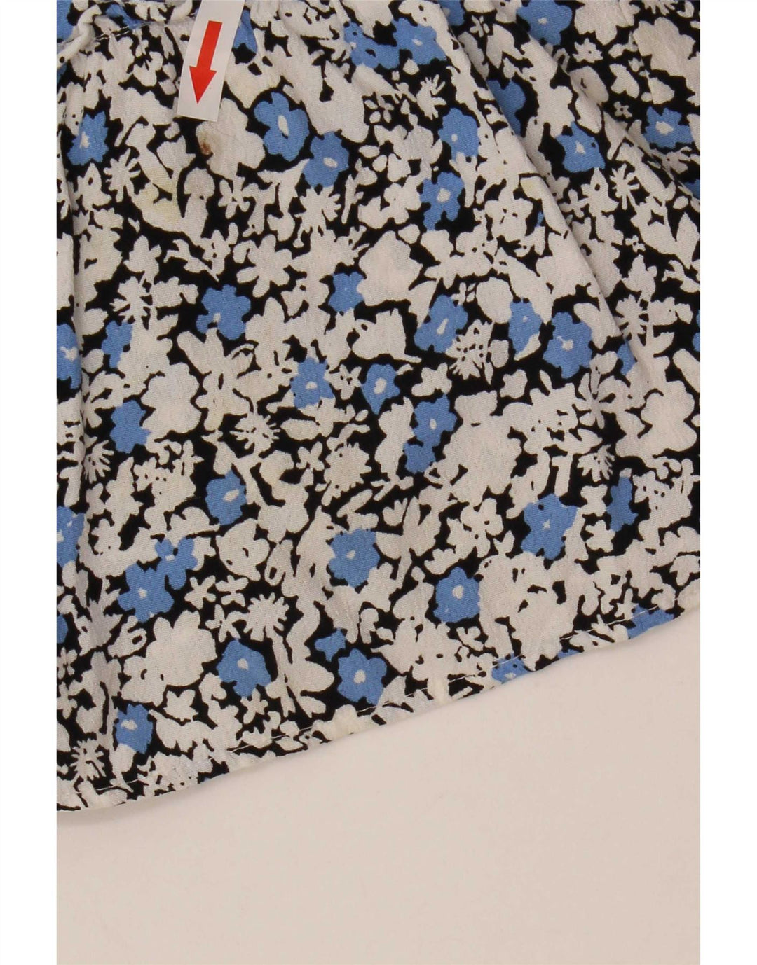 Zara Mujer Hot Pants Small W26 Viscosa Floral Multicolor