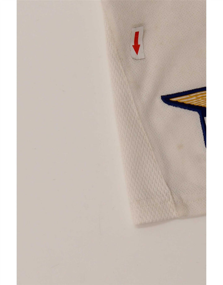 Puma Mens S.S. Lazio Sport Shorts Grande Blanco Poliéster