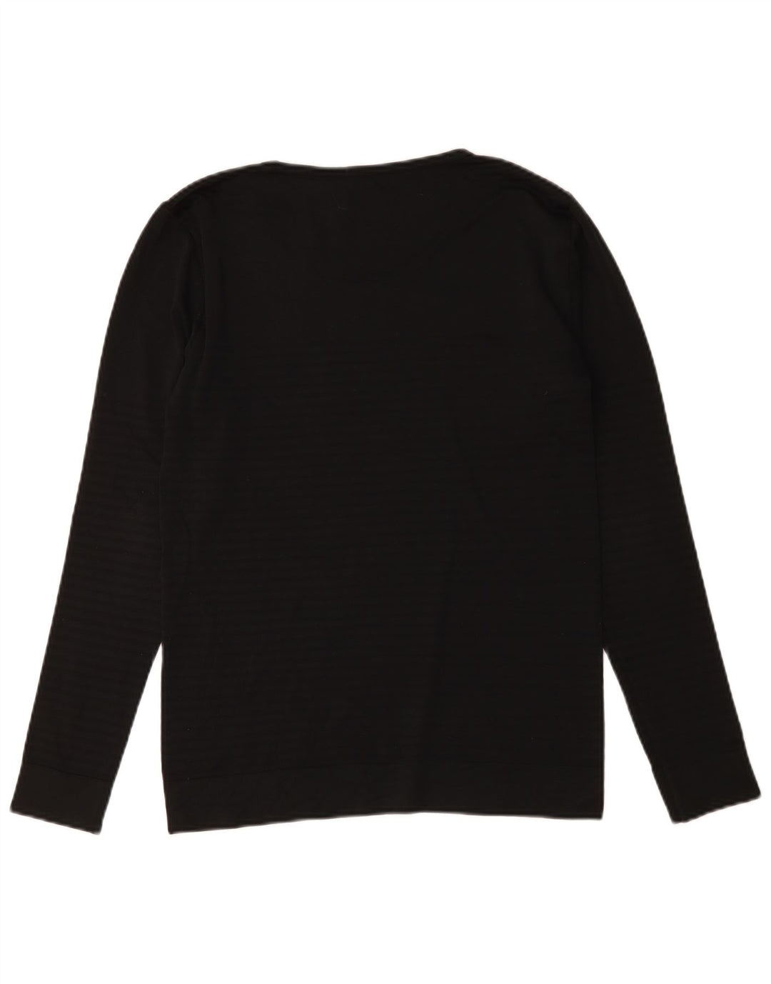Nike Dri Fit Top manga larga poliéster negro mediano para hombre