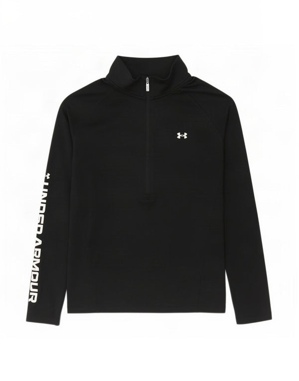 Under Armour Mujer Gráfico Jersey Chándal Top Reino Unido 12 Mediano Negro