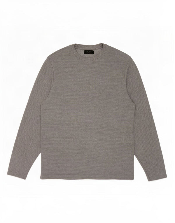 Zara Hombre Top Manga Larga Poliéster Gris Medio