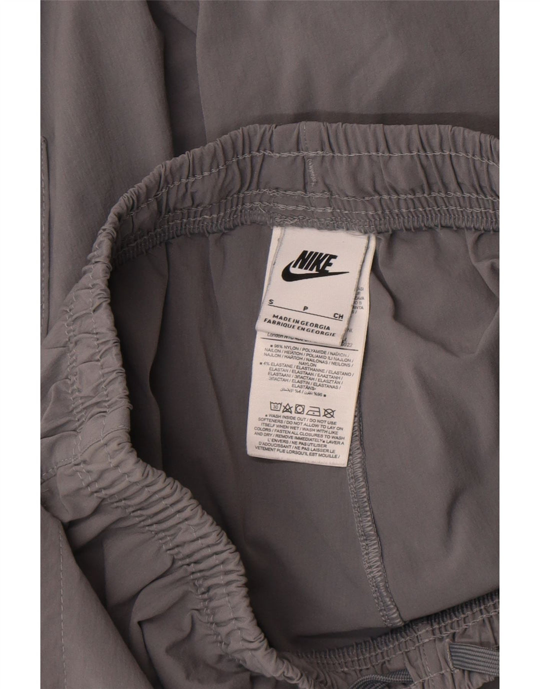 Nike Hombre Cargo Chándal Pantalones Joggers Pequeño Gris Nylon