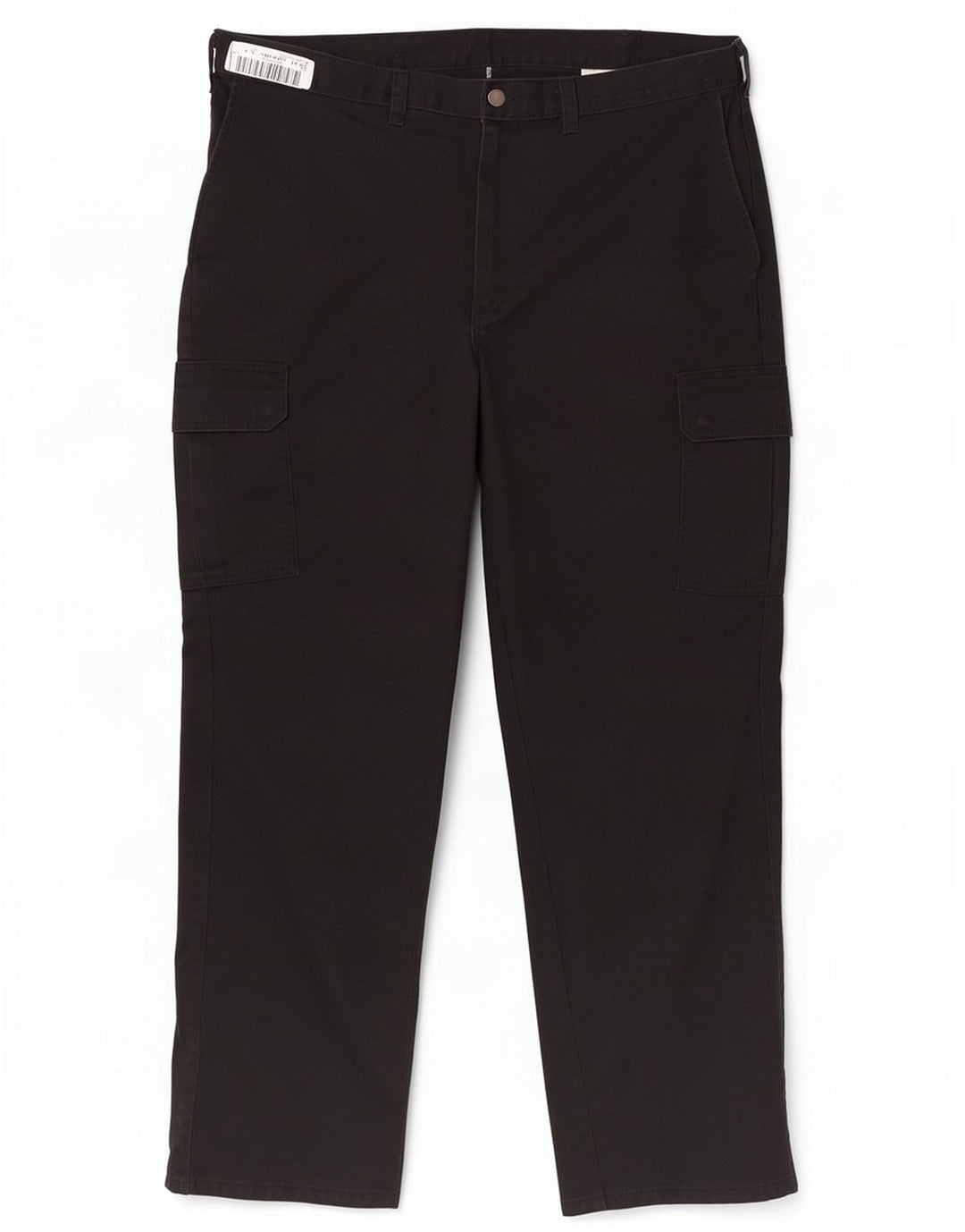 Dickies Pantalones cargo rectos para hombre W42 L32 Poliéster negro