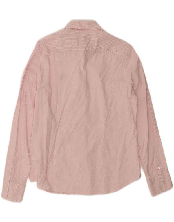 Asociación de Polo de EE. UU. Camisa Mujer IT 42 Algodón Rayas Rosa Medio