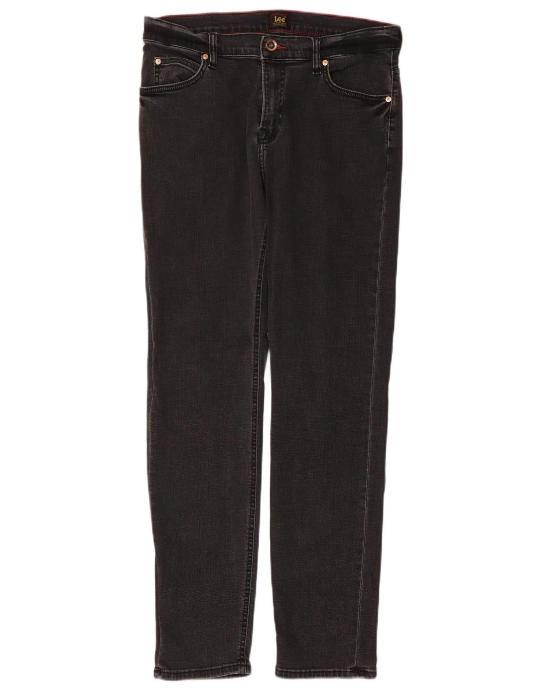 LEE Vaqueros rectos Rider para hombre W32 L32 Algodón gris