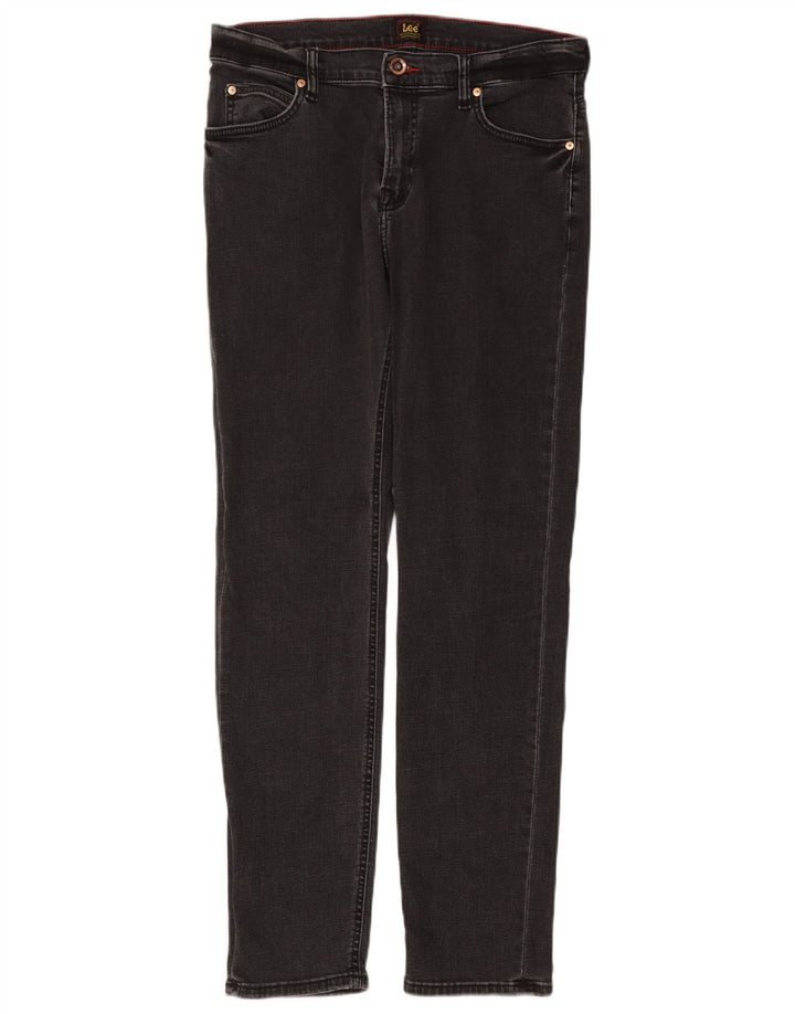 LEE Vaqueros rectos Rider para hombre W32 L32 Algodón gris