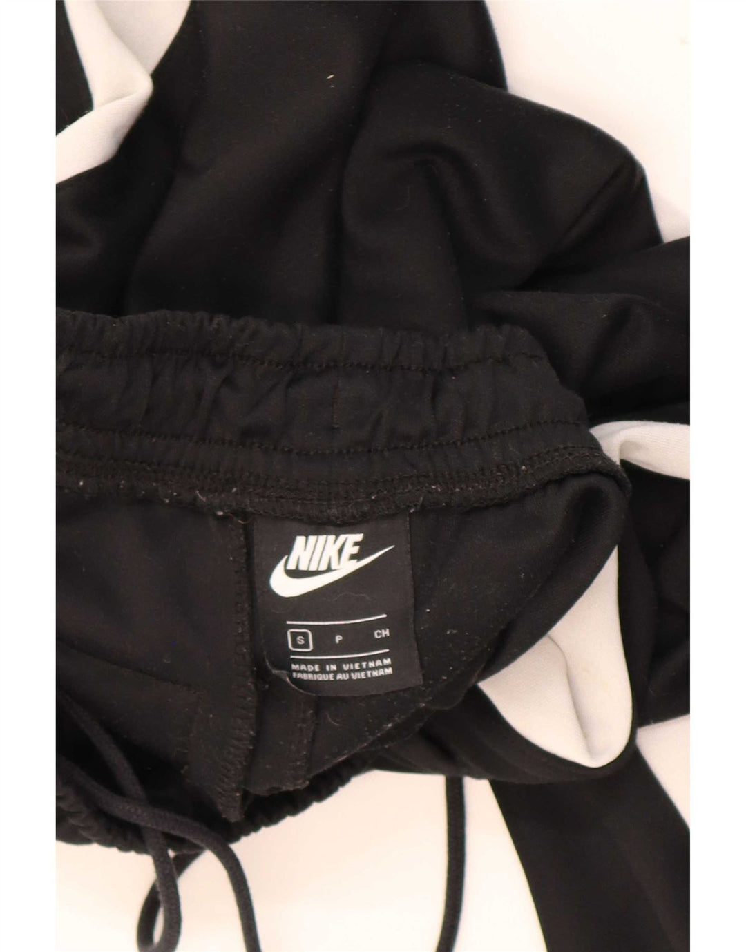 Nike Pantalones De Chándal Swoosh Para Hombre Pequeños Negro Colorblock Poliéster