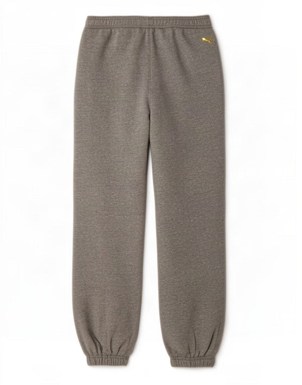 Puma Mujer Chándal Pantalones Joggers UK 10 Pequeño Gris Moteado Algodón