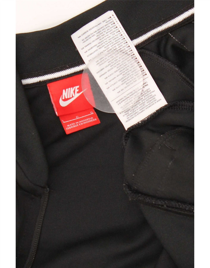 Nike - Chaqueta de chándal para hombre (talla grande), color negro, poliéster