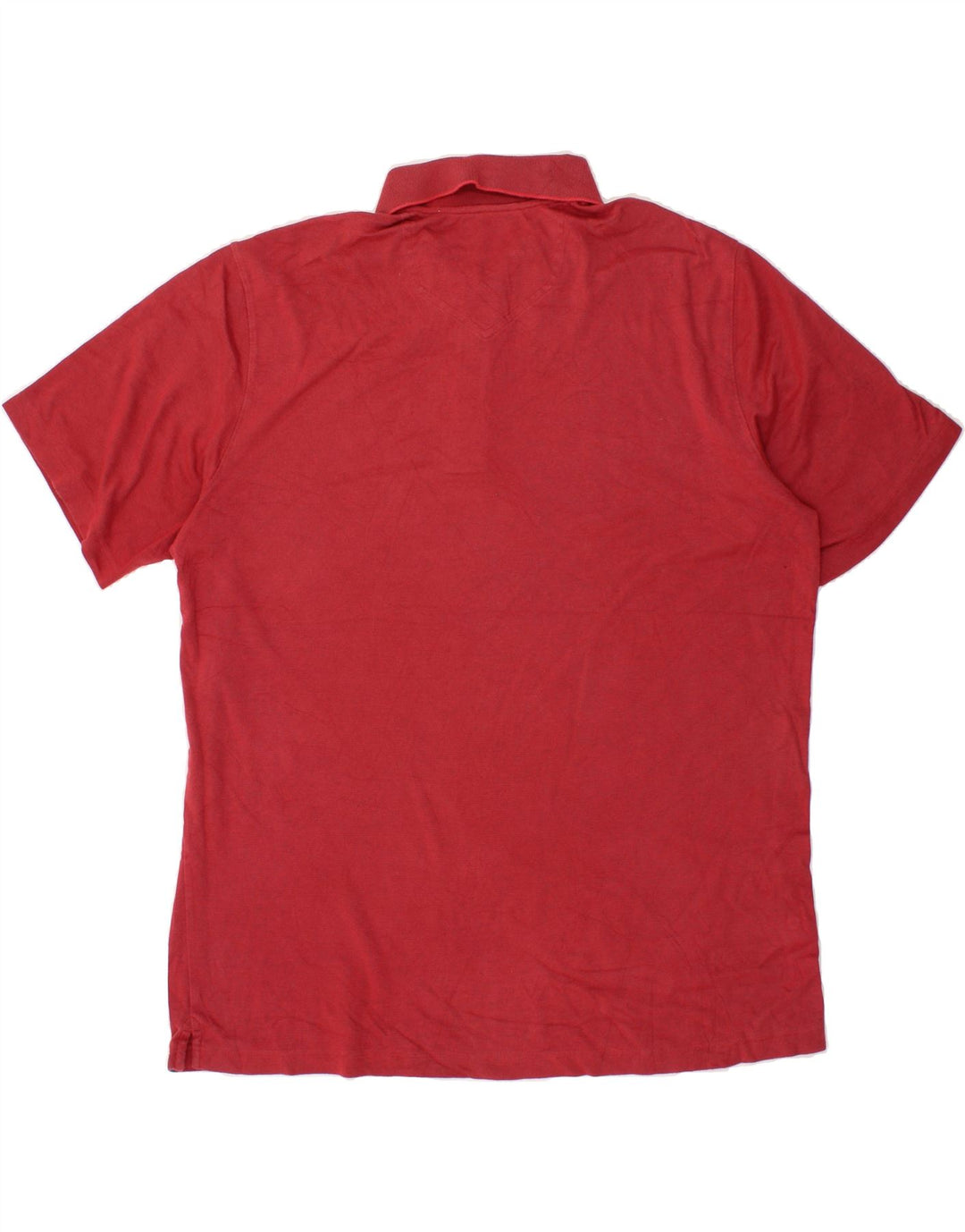 EDDIE BAUER Mens Tall Polo Shirt XL Red Cotton Vintage Eddie Bauer and Second-Hand Eddie Bauer from Messina Hembry 