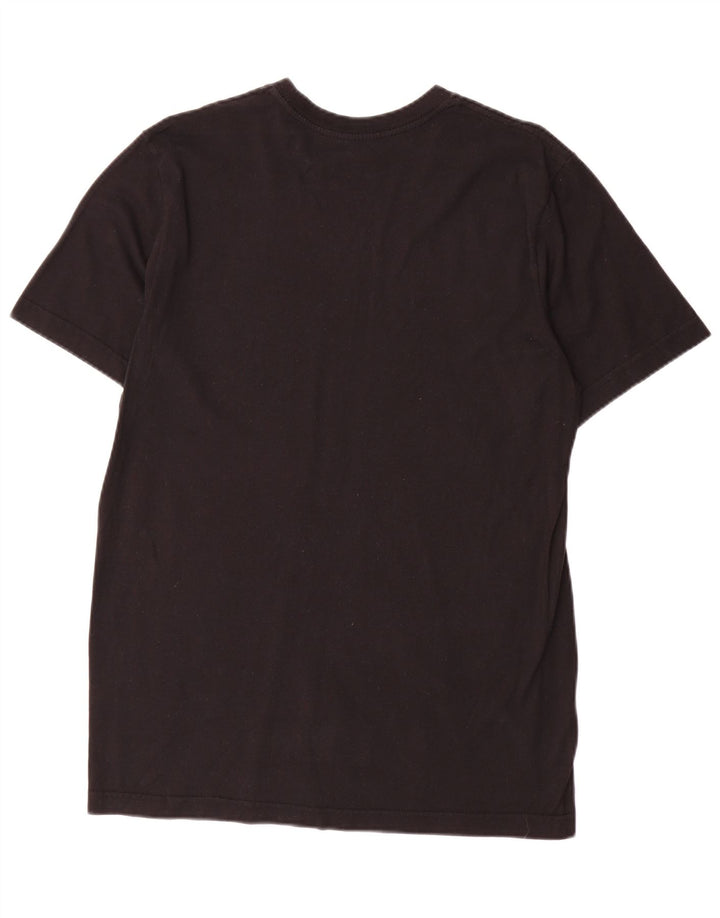 Camiseta NIKE Regular Fit para hombre, talla mediana, algodón negro