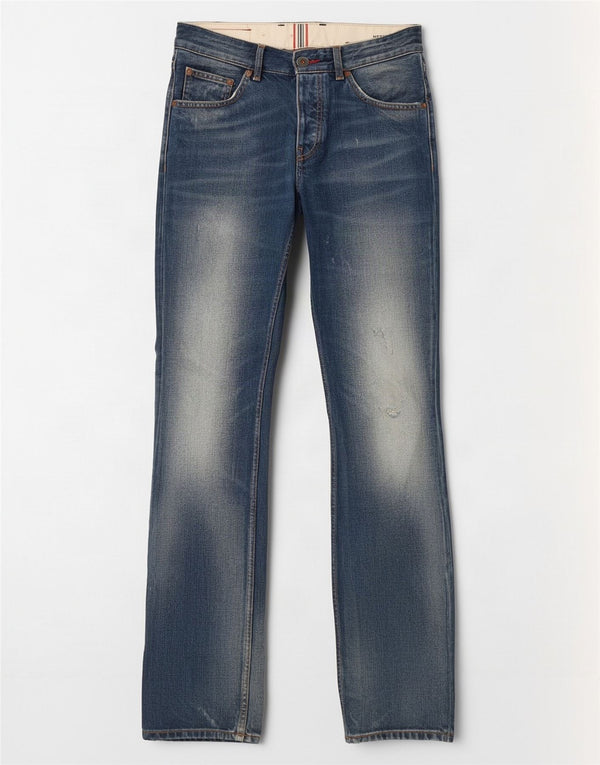Tommy Hilfiger Vaqueros rectos desgastados Mercer para hombre W30 L34 Algodón azul