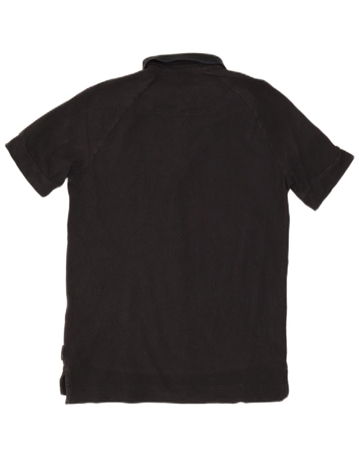 Armani Exchange Polo gráfico para hombre pequeño negro