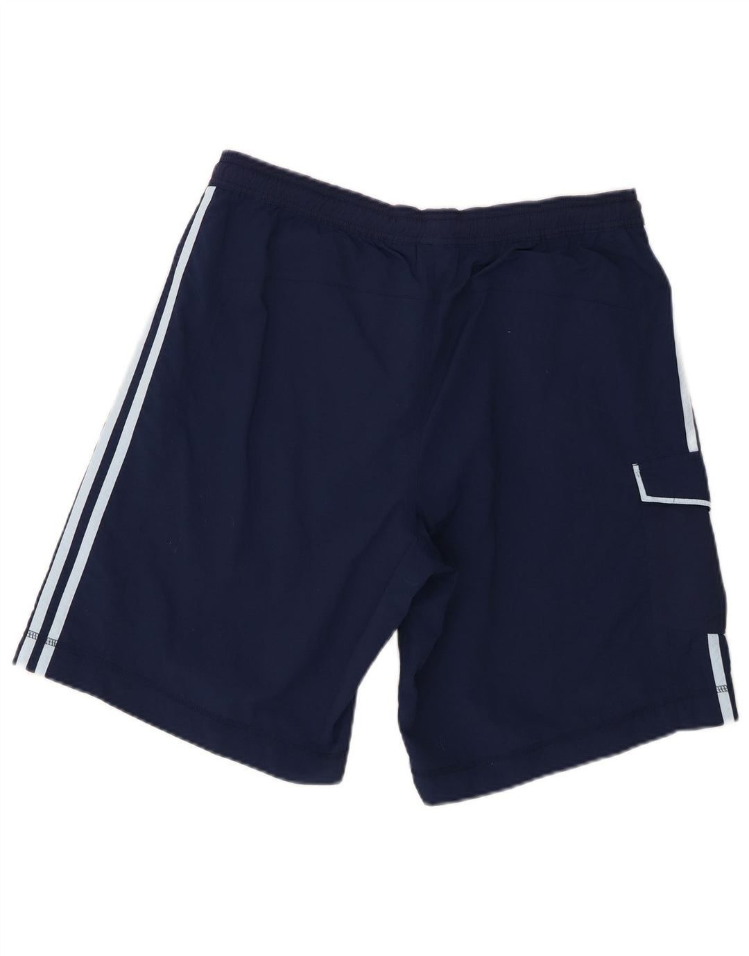 Adidas - Pantalones cortos deportivos cargo para hombre, talla grande, nailon azul marino