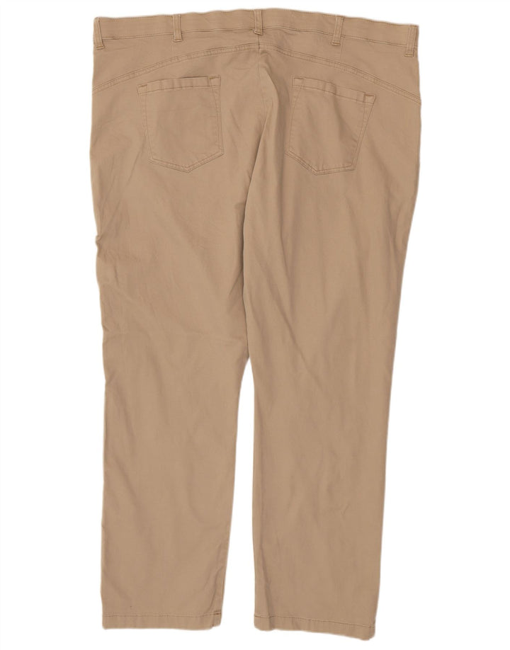 WRANGLER Pantalones informales rectos para hombre W44 L29 Algodón beige