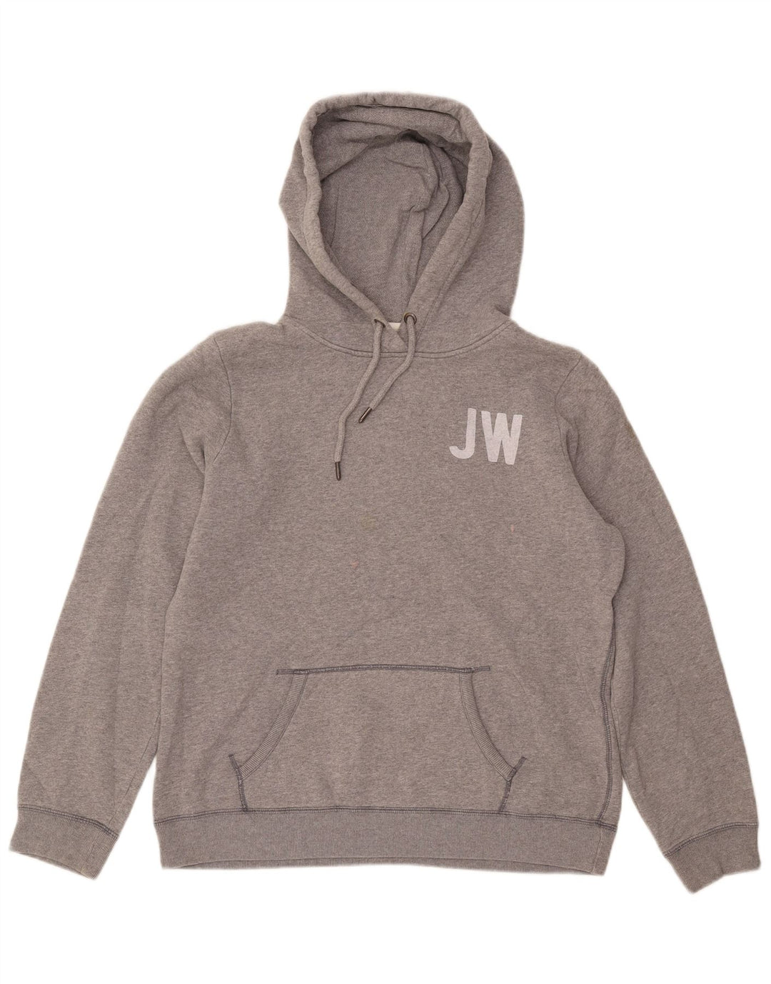 JACK WILLS Jersey con capucha gráfico para mujer Reino Unido 44 Algodón gris grande