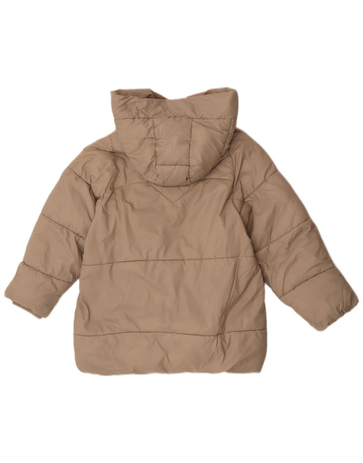 Zara Anorak Niña Capucha 11-12 Años Beige Poliéster