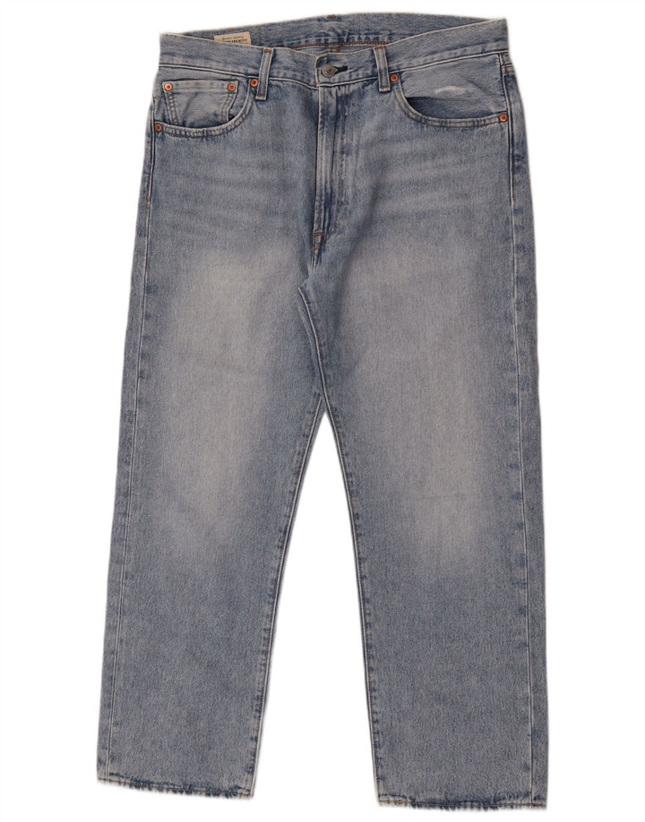LEVI'S Jeans rectos 551 para hombre W33 L27 Algodón azul