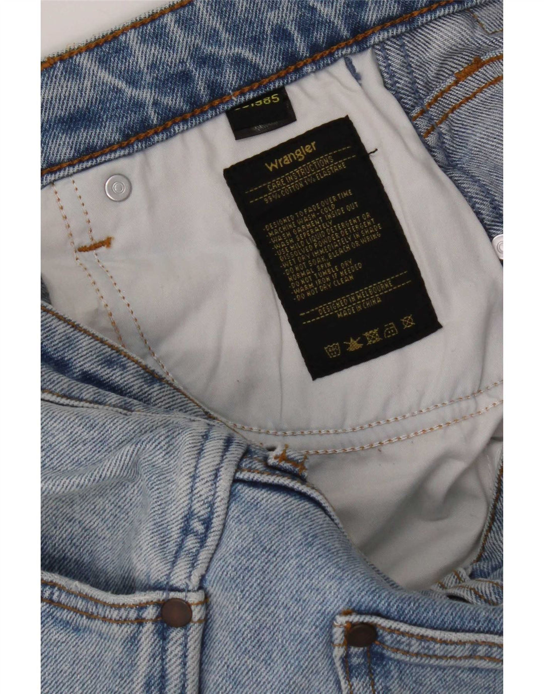 Wrangler Jeans ajustados Sid para hombre W30 L30 Algodón azul