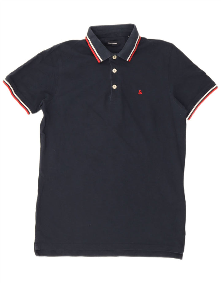 Polo Jack & Jones Hombre Algodón Azul Marino Medio