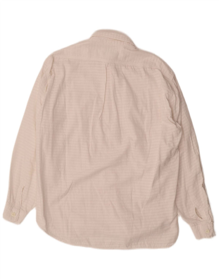 POP 84 Camisa Hombre Pequeña Algodón Rayas Blancas