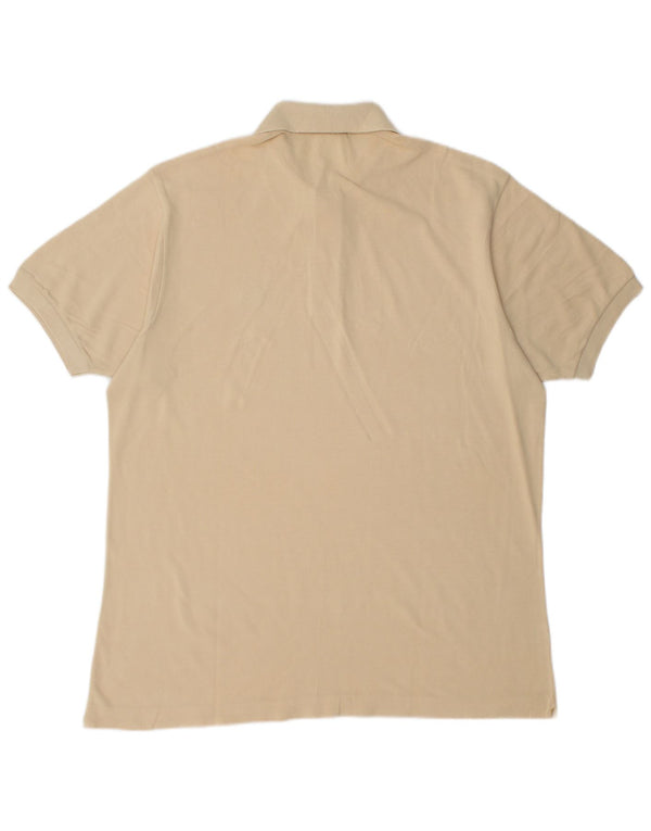 Polo Lacoste para hombre talla 5 grande algodón beige