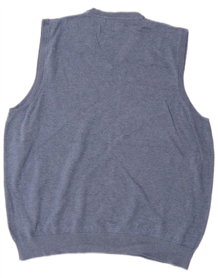 Marks & Spencer Camiseta sin mangas para hombre XL Algodón azul