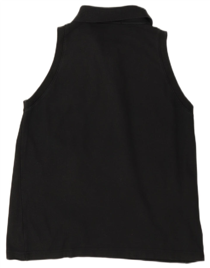 Fila Polo Sin Mangas Para Mujer IT 46 Grande Negro