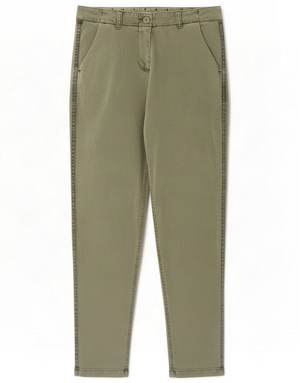 Pantalones chinos ajustados para mujer White Stuff W28 L28 Verde