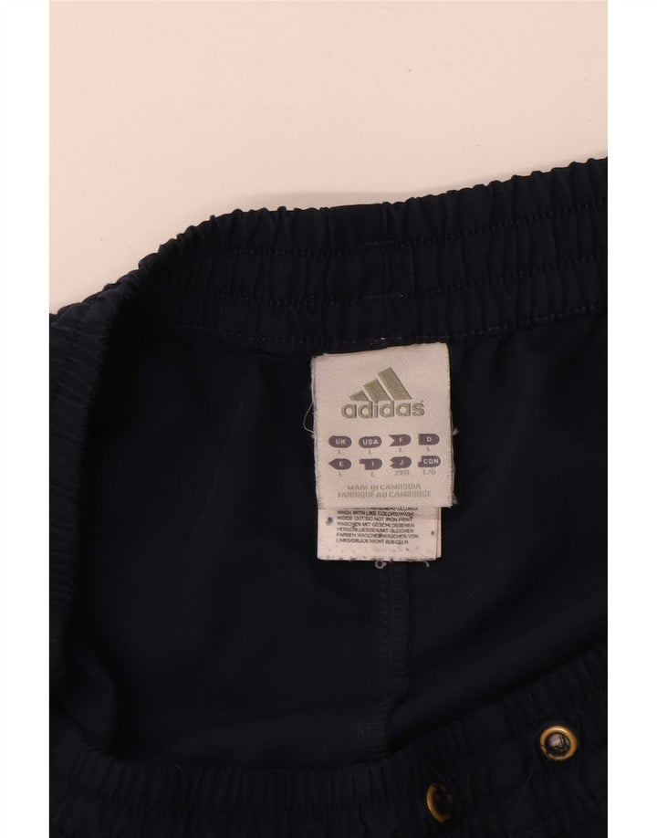 Adidas Pantalones De Chándal Gráficos Para Hombre Grande Azul Marino Poliéster