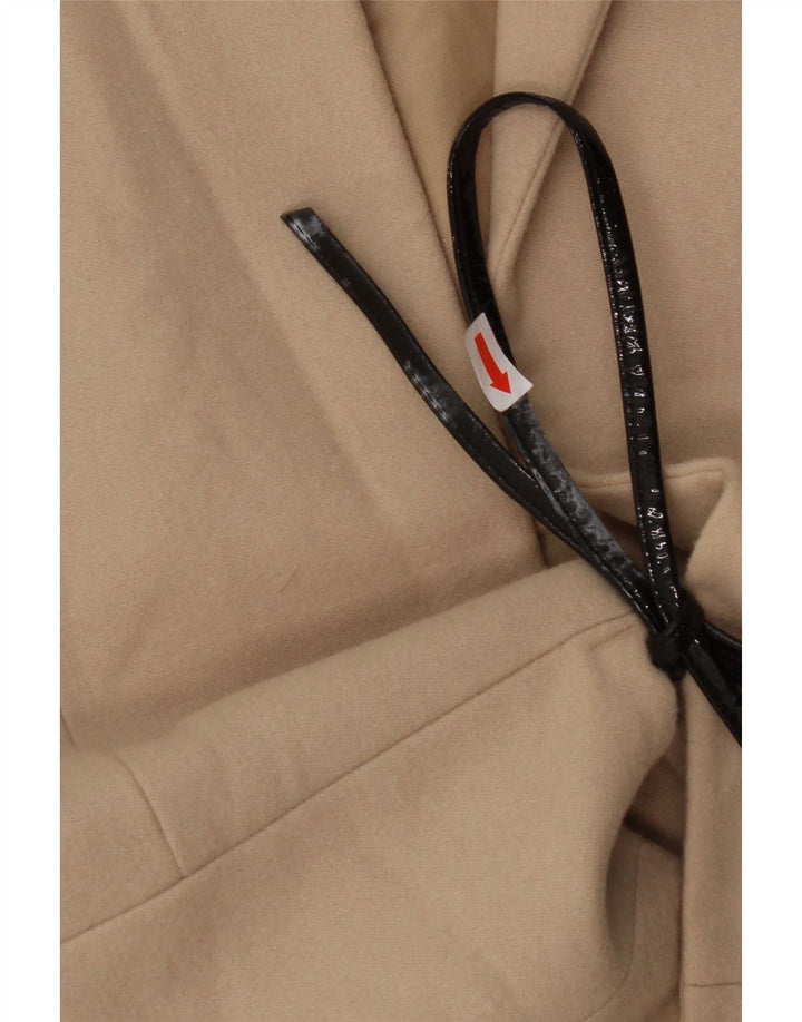 PATRIZIA PEPE Chaqueta Blazer Mujer IT 40 Small Beige Lana