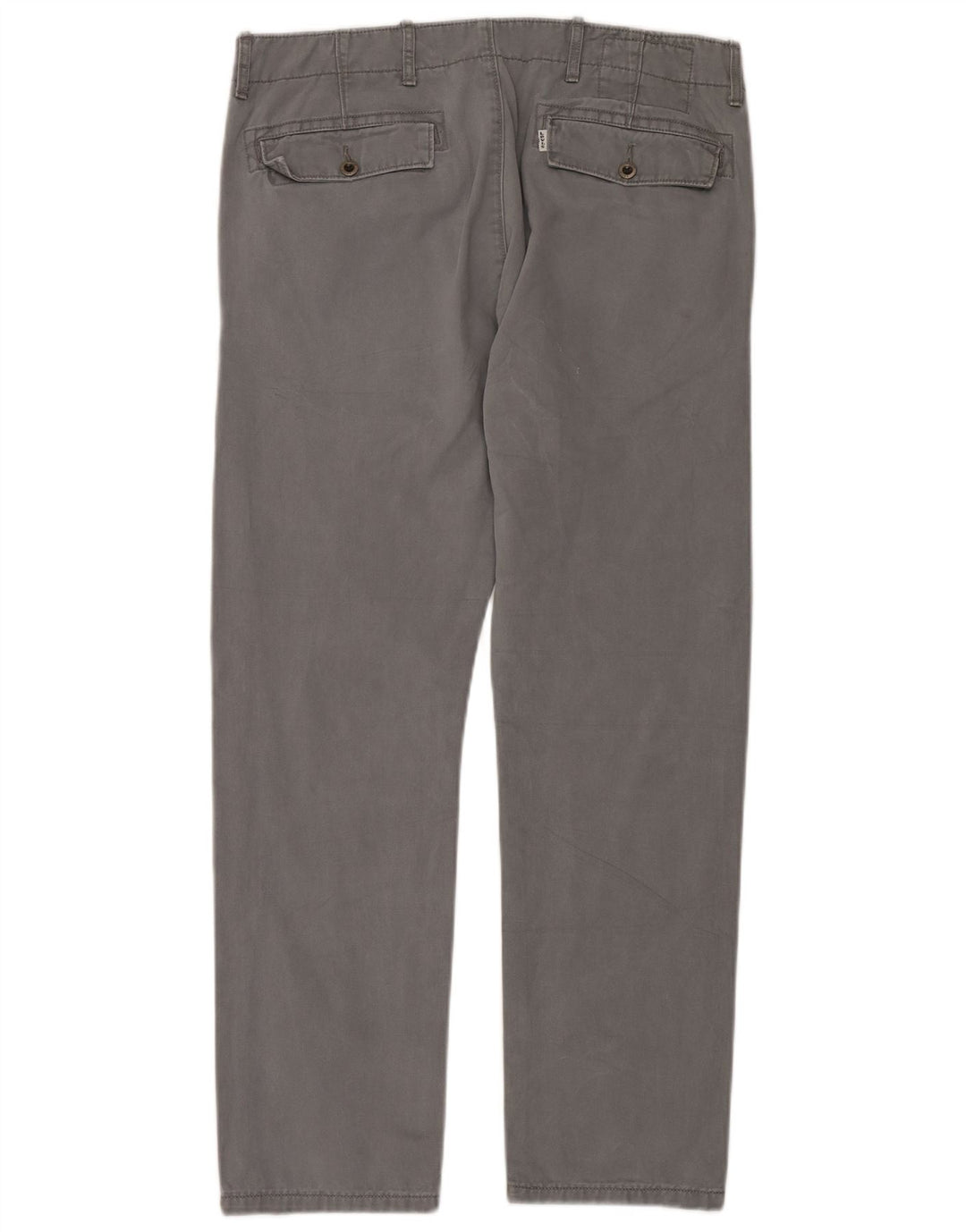 LEVI'S Pantalón chino recto para hombre W33 L30 Algodón gris